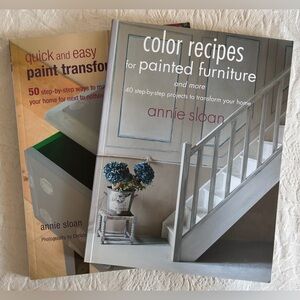 Annie Sloan DIY Painting Books Lot of 2: Paint Transformations + Color Recipes